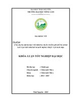 Ứng dụng kích dục tố trong chăn nuôi lợn rừng sinh sản tại chi nhánh NCPT động thực vật bản địa