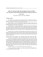 Báo cáo   một vài kết quả mới thử nghiệm áp dụng tổ hợp các phương pháp thăm dò điện để phát hiện di tích cổ