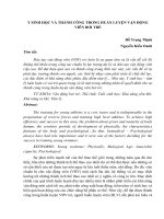 Báo cáo  y sinh học và thành công trong huấn luyện vận động viên bơi trẻ 