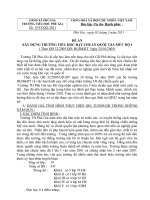 Đề án xây dựng trường chuẩn quốc gia