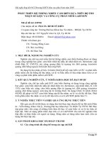 Tóm tắt báo cáo nghiên cứu khoa học    PHÁT TRIỂN hệ THỐNG NHIỀU cảm BIẾN dựa TRÊN bộ THU NHẬN số LIỆU và CÔNG cụ PHẦN mềm LABVIEW   