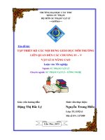 tập thiết kế các nội dung giáo dục môi trường liên quan đến các chương iv – v vật lí 11 nâng cao 