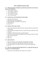 trắc nghiệm giáo dục lớp 5