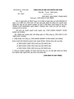 Công văn chấp thuận tuyển lao động nước ngoài