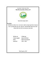 Đánh giá công tác cấp giấy chứng nhận quyền sử dụng đất tại phường quang trung, thành phố thái nguyên, tỉnh thái nguyên giai đoạn 2012 đến 2014 