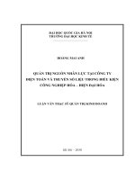 Quản trị nguồn nhân lực tại công ty điện toán và truyền số liệu trong điều kiện công nghiệp hóa   hiện đại hóa   luận vă