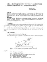 Báo cáo nghiên cứu khoa học   điều KHIỂN TRƯỢT CHO TAY máy ROBOT HAI bậc tự DO  