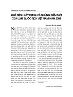 Báo cáo   qúa trình xây dựng và những điểm mới của luật quốc tịch việt nam năm 2008   