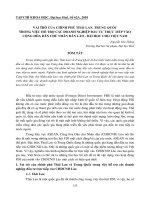Báo cáo nghiên cứu khoa học   VAI TRÒ của CHÍNH PHỦ THÁI LAN, TRUNG QUỐC TRONG VIỆC hỗ TRỢ các DOANH NGHIỆP đầu tư TRỰC
