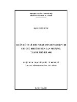 Quản lý thuế thu nhập doanh nghiệp tại chi cục thuế huyện đan phượng, thành phố hà nội   luận văn ths  kinh doanh và quản lý  60 34 04 10 pdf