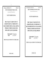 Tóm tắt luận án tiến sĩ y tế công cộng  thực trạng và một số yếu tố ảnh hưởng đến lây nhiễm HIV và một số nhiễm trùng lâ