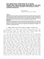 Báo cáo nghiên cứu khoa học   đẩy MẠNH PHÁT TRIỂN KINH tế tư NHÂN TRONG TIẾN TRÌNH hội NHẬP nền KINH tế THẾ GIỚI