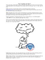 FOR KHAC GI VOI SINCE