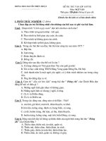 Đề thi và đáp án thi thử làn 2 trường THCS Nguyễn Thiện Thuật