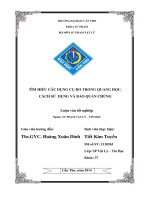 tìm hiểu các dụng cụ đo trong quang học  cách sử dụng và bảo quản chúng 