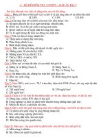 Bộ đề kiểm tra 15 phút + đáp án địa 7