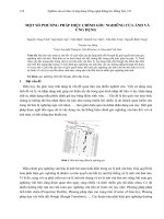 Báo cáo khoa học  một số phương pháp hiệu chỉnh góc nghiêng của ảnh và ứng dụng