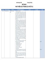 Modun1 PHÁT TRIỂN CÁC KỸ NĂNG CỦA THẾ KỶ 21