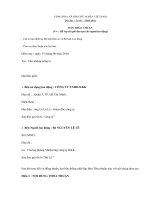 Biên bản thỏa thuận về việc hỗ trợ chi phí đào tạo cho Người lao động