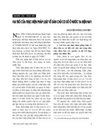 Báo cáo   vai trò của thực hiện pháp luật về dân chủ cở sở ở nước ta hiện nay   