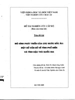 Mô hình phát triển của các nước bắc âu, một số vấn đề về tính phổ biến và tính đặc thù quốc gia