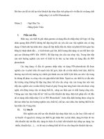 Bài báo cáo đề tài chế tạo tiền khuếch đại nhạy điện tích ghép nối với đầu dò sử dụng chất nhấp nháy csi và PIN photodiode