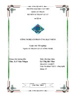 công nghệ lò phản ứng hạt nhân 