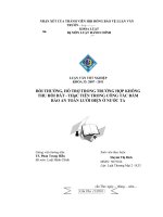 Bồi thường, hỗ trợ trong trường hợp không thu hồi đất   thực tiễn trong công tác đảm bảo an toàn lưới điện nước ta 