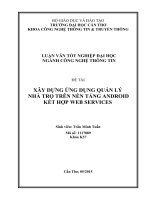 xây dựng ứng dụng quản lý nhà trọ trên nền tảng android kết hợp web services 
