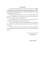 Nghiên cứu biện pháp xử lý và chống đỡ khi thi công đường hầm dẫn lòng qua vùng địa chất yếu công trình thủy lợi ngàn trươi, cẩm trang, hà tĩnh 