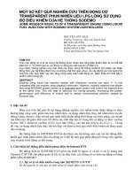 Báo cáo nghiên cứu khoa học   một số kết QUẢ NGHIÊN cứu TRÊN ĐỘNG cơ TRANSPARENT PHUN NHIÊN LIỆU LPG LỎNG sử DỤNG bộ điều KHIỂN của hệ THỐNG SODEMO  