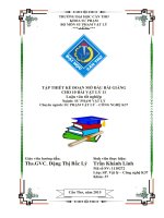 tập thiết kế đoạn mở đầu bài giảng cho 10 bài vật lý 11 