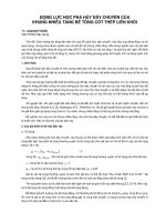 Báo cáo khoa học   ĐỘNG lực học PHÁ hủy dây CHUYỀN của KHUNG NHIỀU TẦNG bê TÔNG cốt THÉP LIỀN KHỐI   