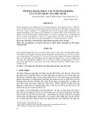 TÍNH đa DẠNG THỰC vật ở núi hàm RỒNG của vườn QUỐC GIA PHÚ QUỐC