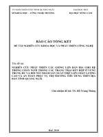 NGHIÊN cứu PHÁT TRIỂN các GIỐNG lợn bản địa CHO hệ THỐNG CHĂN NUÔI TRONG các TRANG TRẠI kết hợp ở VÙNG TRUNG DU và đồi núi NHẰM sản XUẤT THỊT lợn CHẤT LƯỢNG CAO và AN TOÀN PHỤC vụ THỊ TRƯỜNG TIÊU DÙNG TRÊN địa bàn TỈNH QUẢNG NG