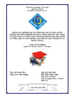 khảo sát mômen quán tính một số vật đĩa tròn trong bài thí nghiệm con quay hồi chuyển, đĩa tròn có trục quay vuông góc với mặt phẳng đĩa, đĩa tròn có trục quay nằm trong mặt phẳng đĩa với dụng cụ hãng pasco 