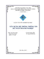 xây dựng hệ thống thông tin kế toán doanh nghiệp 