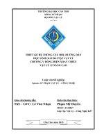thiết kế hệ thống câu hỏi, hướng dẫn học sinh giải bài tập vật lý chương v dòng điện xoay chiều vật lý 12 nâng cao 