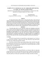 Báo cáo nghiên cứu khoa học     NGHIÊN cứu và ĐÁNH GIÁ các tác ĐỘNG đến môi TRƯỜNG của KHU vực HƯỞNG lợi hồ TRUỒI   