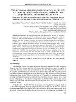 Báo cáo    ỨNG DỤNG GIS và PHƯƠNG PHÁP PHÂN TÍCH đa CHỈ TIÊU xác ĐỊNH vị TRÍ bãi CHÔN lấp CHẤT THẢI rắn CHO QUẬN THỦ đức