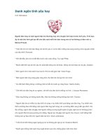 DANH NGON TINH YEU HAY NHAT