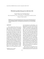 Báo cáo   một phương pháp lượng giá an ninh máy tính   