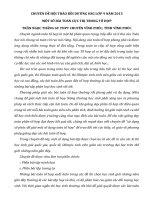 MỘT SỐ BÀI TOÁN CỰC TRỊ TRONG TỔ HỢP