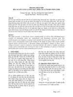 Báo cáo khoa học  phương pháp mới hòa nguồn năng lượng mặt trời vào lưới điện phân phối 