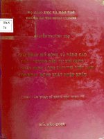 Luận văn  giải pháp mở rộng và nâng cao chất lượng đầu tư tín dụng của ngân hàng công thương việt nam cho hoạt động xuất