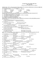 dap an de thi tnpt tieng anh 12 2011