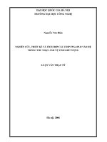 Nghiên cứu, thiết kế và tích hợp các chip FPGA  PLD vào hệ thống thu nhận ảnh vệ tinh khí tượng   luận văn ths  kỹ thuật