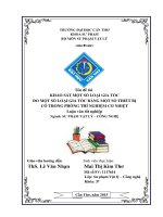 khảo sát một số loại gia tốc đo một số loại gia tốc bằng một số thiết bị có trong phòng thí nghiệm cơ nhiệt 