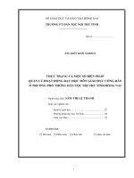 skkn thực trạng và một số biện pháp quản lý hoạt động dạy học môn giáo dục công dân ở trường PT dân tộc nội trú tỉnh đồng nai 