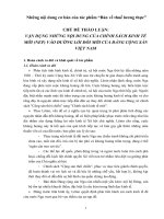 Vận dụng những nội dung của chính sách kinh tế mới (nep) vào đường lối đổi mới của đảng cộng sản việt nam